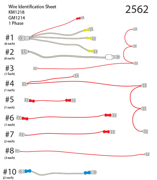 Skutt KM Harness Wire Set – KM1218